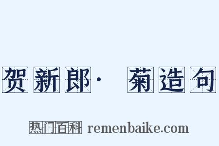 贺新郎·菊造句是什么意思的图片